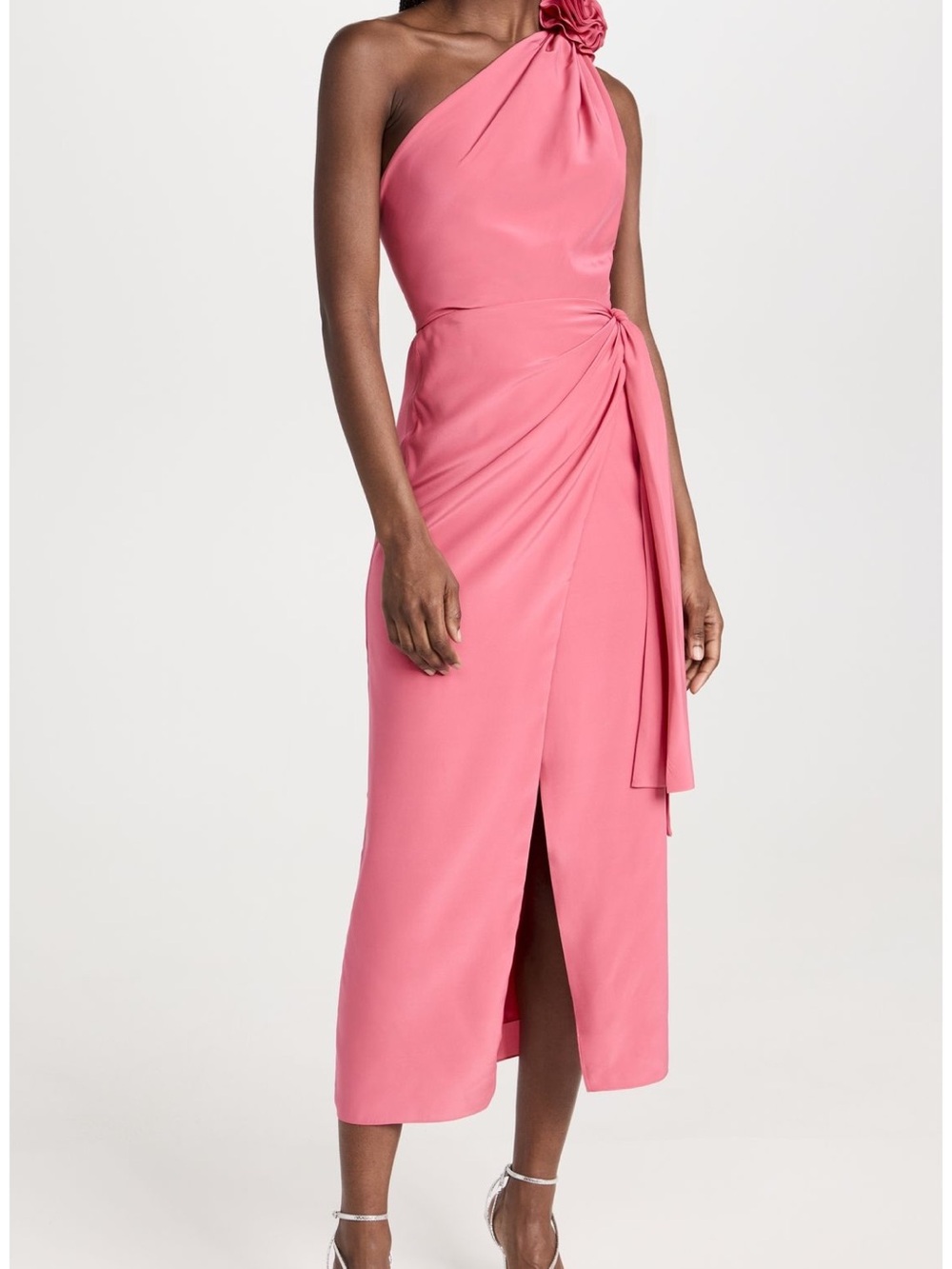 Azeeza Pink Midi Dress